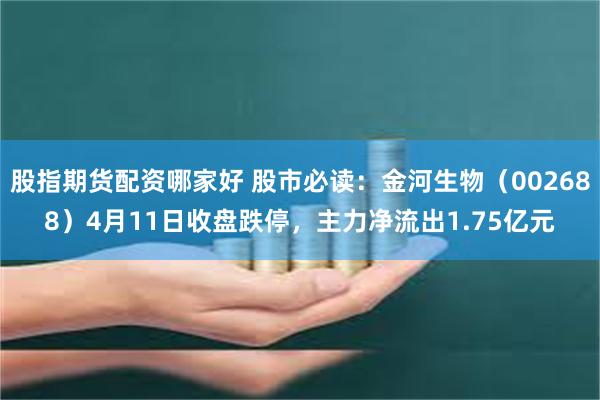 股指期货配资哪家好 股市必读：金河生物（002688）4月11日收盘跌停，主力净流出1.75亿元