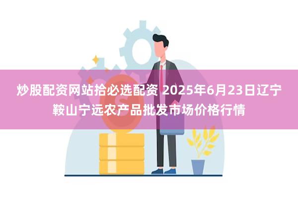 炒股配资网站拾必选配资 2025年6月23日辽宁鞍山宁远农产品批发市场价格行情